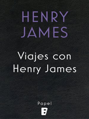 cover image of Viajes con Henry James